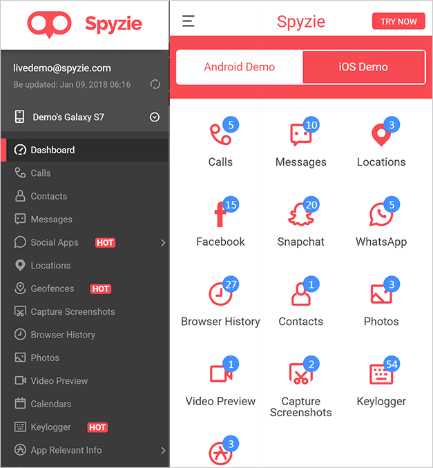 spyzie app features
