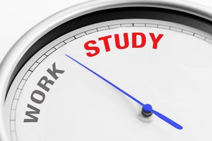 time balance between work and study