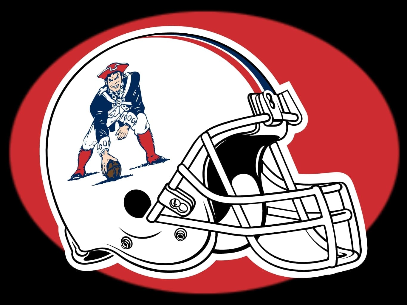 Clipart of New England Patriots Old Logo image in Vector cliparts category at pixy.org