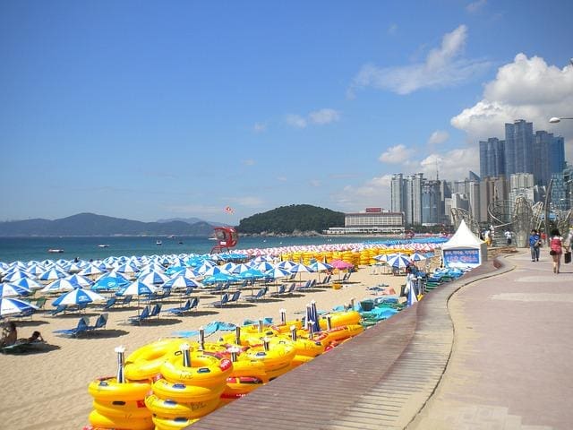 South Korean beach